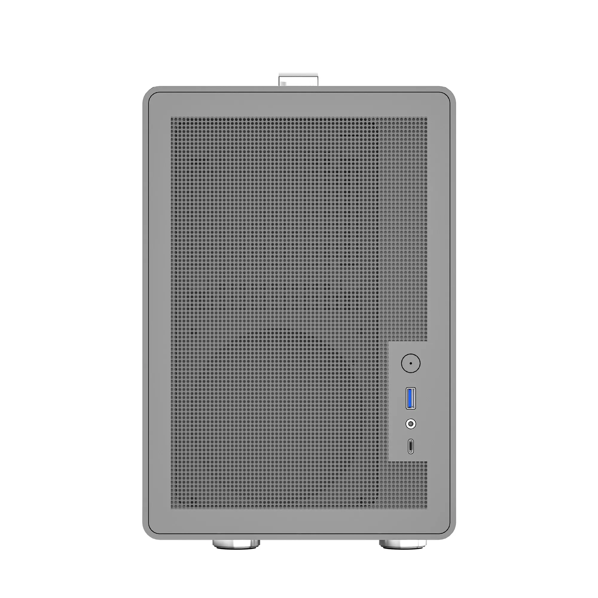 Ant Esports Mini Tower Cabinet (Micro-ATX, Mini-ITX) Box C Air Grey view 3